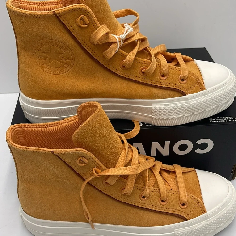 Converse WMNS CTAS LIFT HI TIGER MOTH/TAWNY OWL/EGRET A05419C Platforms Sneakers